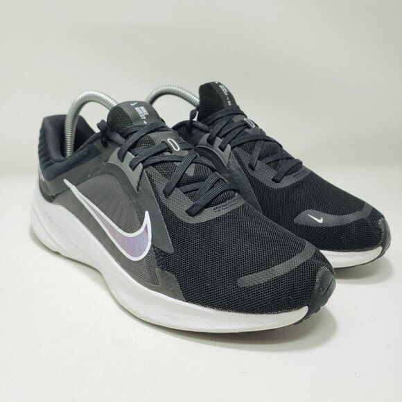 Nike Quest 5 Road Running Shoes Black White Smoke Grey Mens 9 - Picture 5 of 11